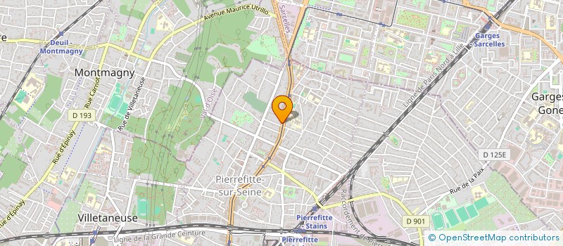 localisation de l'entreprise BEN à PIERREFITTE-SUR-SEINE