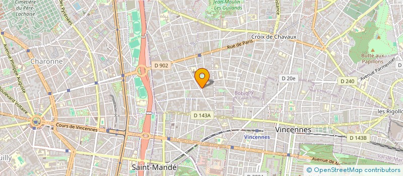 localisation de l'entreprise BEN  MONTREUIL