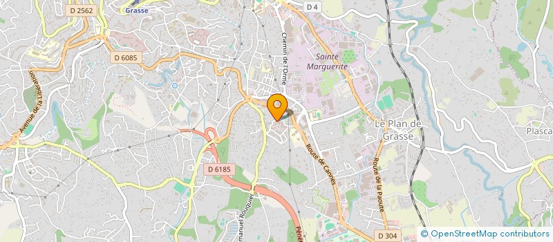 localisation de l'entreprise BEN à GRASSE