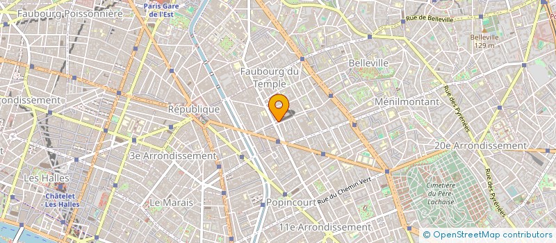 localisation de l'entreprise BEN  PARIS