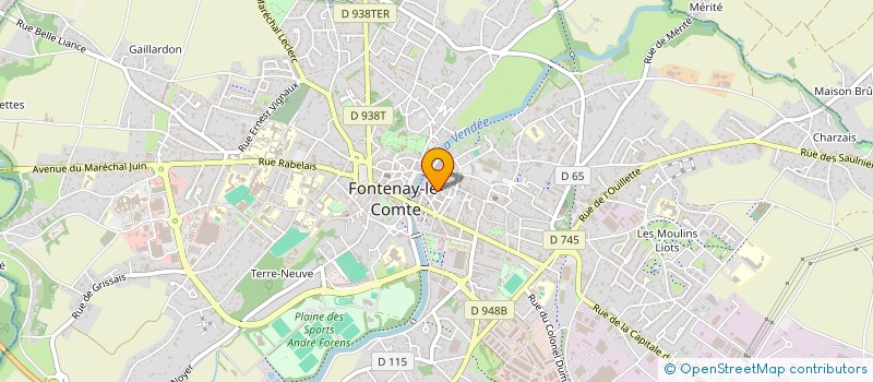 localisation de l'entreprise BEN  FONTENAY-LE-COMTE