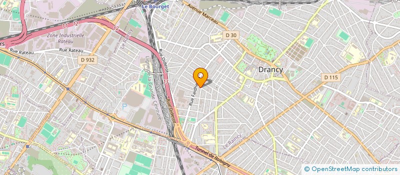 localisation de l'entreprise BEN à DRANCY