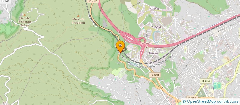 localisation de l'entreprise BEN  LA CIOTAT