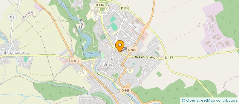 localisation de l'entreprise BEN  VAL DE BRIEY