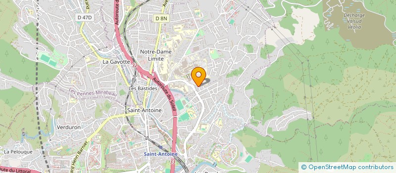 localisation de l'entreprise BEN à MARSEILLE