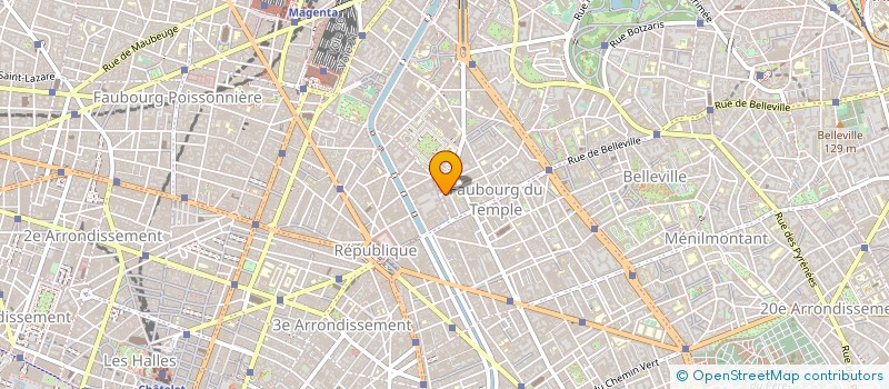 localisation de l'entreprise BEN à PARIS