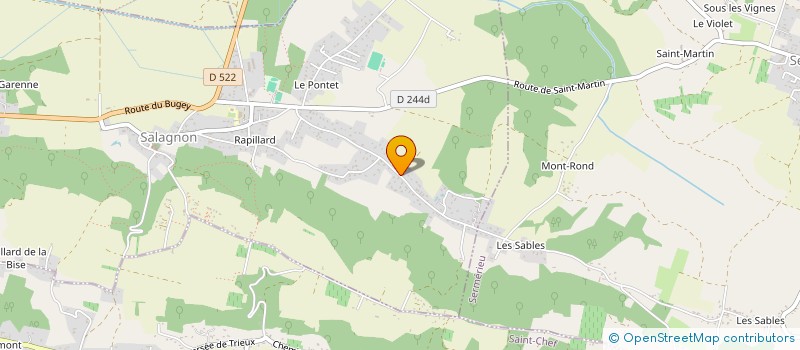 localisation de l'entreprise BEN  SALAGNON