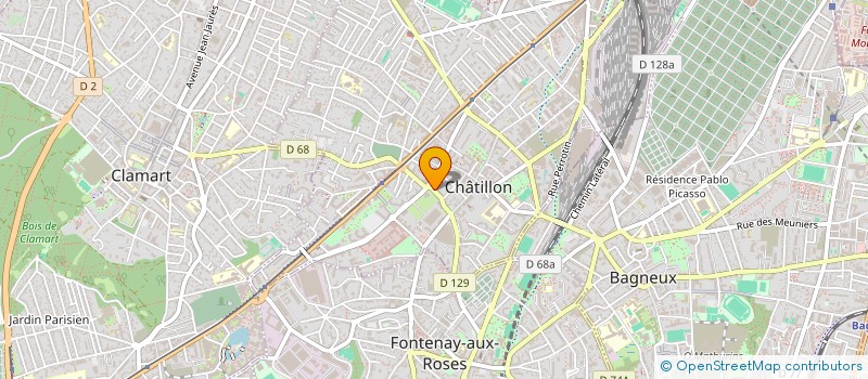 localisation de l'entreprise BEN  CHATILLON