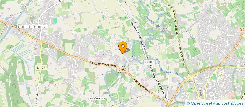 localisation de l'entreprise BEN  LORIOL-DU-COMTAT