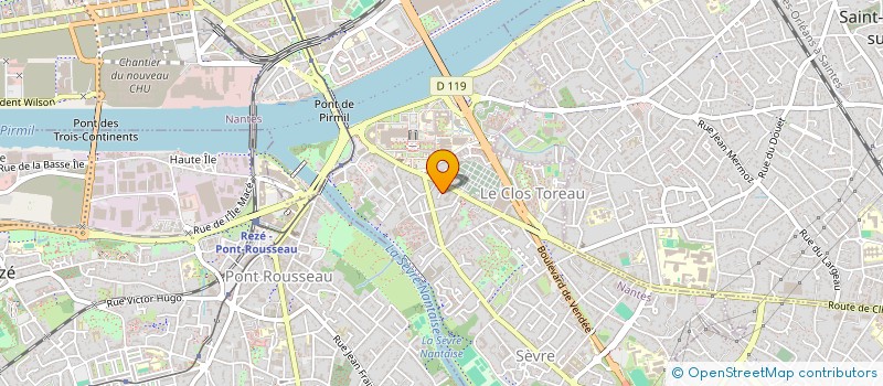 localisation de l'entreprise BEN à NANTES