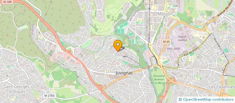 localisation de l'entreprise BEN ABBOU TM  JUVIGNAC