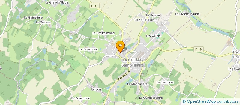 localisation de l'entreprise BEN'AISE  SAINT-LAURENT-DE-LA-SALLE