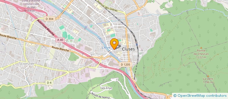 localisation de l'entreprise BEN AND BOWL  CLUSES