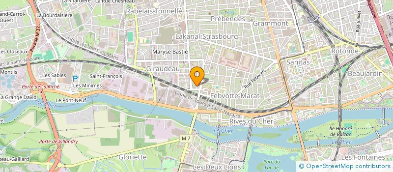 localisation de l'entreprise BEN ARCHIVES  SAINT-PIERRE-DES-CORPS