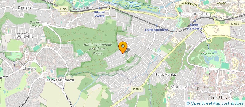 localisation de l'entreprise BEN AROUS - LEFEVRE  GIF-SUR-YVETTE