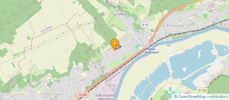 localisation de l'entreprise BEN AUTO  RIEUX