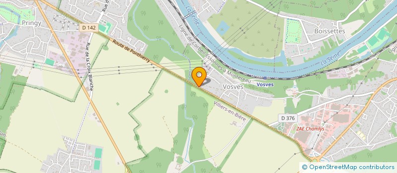 localisation de l'entreprise BEN AUTO SERVICES à DAMMARIE-LES-LYS
