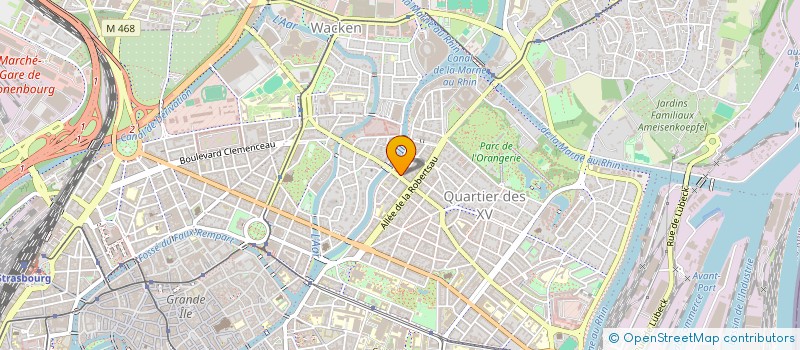 localisation de l'entreprise BEN AVI à STRASBOURG