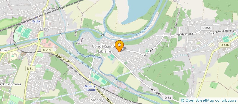 localisation de l'entreprise BEN & BEL  CONDE-SAINTE-LIBIAIRE