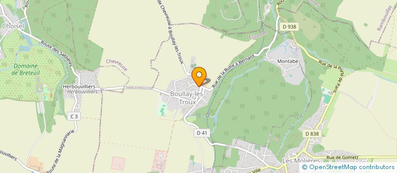 localisation de l'entreprise BEN & BENE  BOULLAY-LES-TROUX