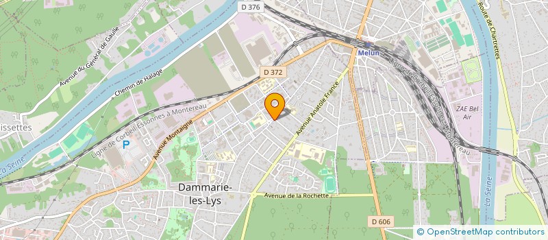 localisation de l'entreprise BEN BOUBAKER à DAMMARIE-LES-LYS