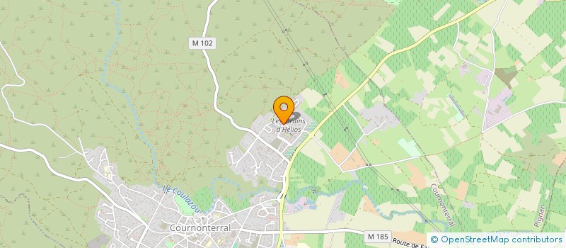 localisation de l'entreprise BEN-BTP à COURNONTERRAL