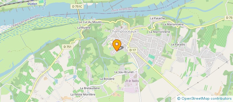 localisation de l'entreprise BEN C CLEAN  OREE D'ANJOU