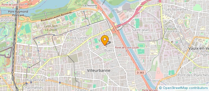 localisation de l'entreprise BEN & CO  VILLEURBANNE