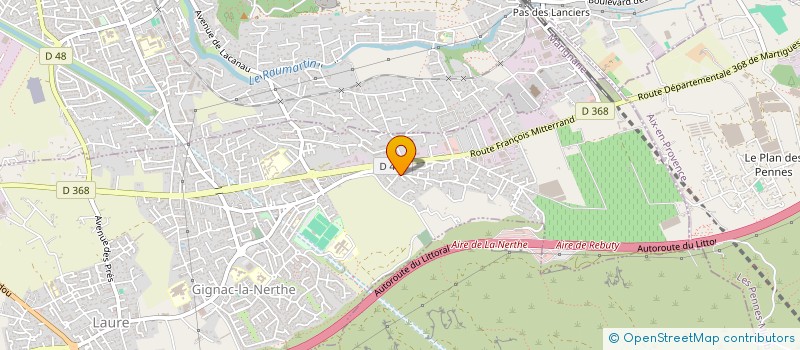 localisation de l'entreprise BEN CO  GIGNAC-LA-NERTHE