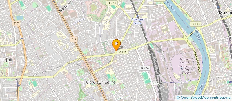 localisation de l'entreprise BEN & CO COSMETIQUES  VITRY-SUR-SEINE