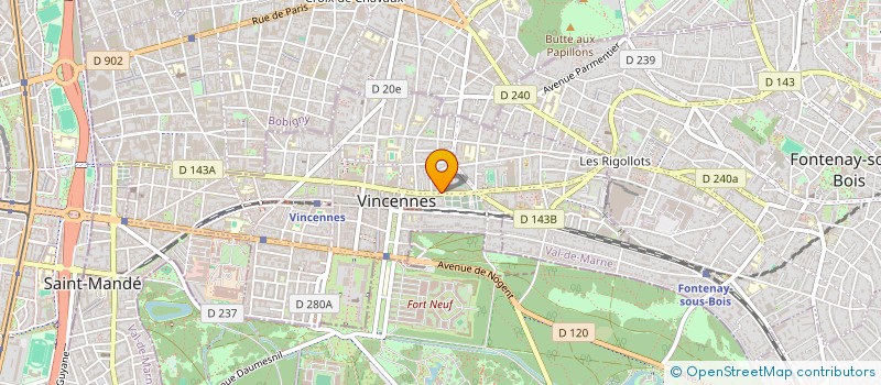 localisation de l'entreprise BEN DECHICHE TAHAR ET DACHICHE RAMDHAME à VINCENNES