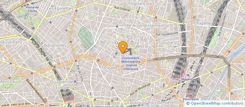 localisation de l'entreprise BEN DISTRIBUTION à PARIS