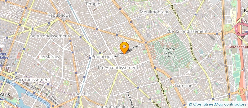 localisation de l'entreprise BEN DISTRIBUTION à PARIS