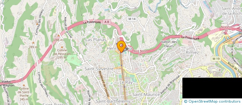 localisation de l'entreprise BEN DRISS à NICE