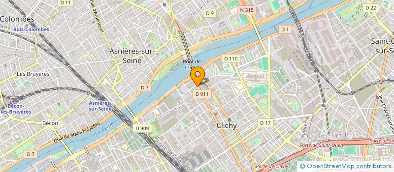 localisation de l'entreprise BEN DRIVE SERVICES à CLICHY
