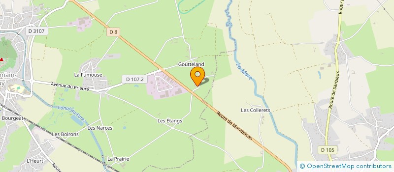 localisation de l'entreprise BEN'ELEC à SAINT-ROMAIN-LE-PUY