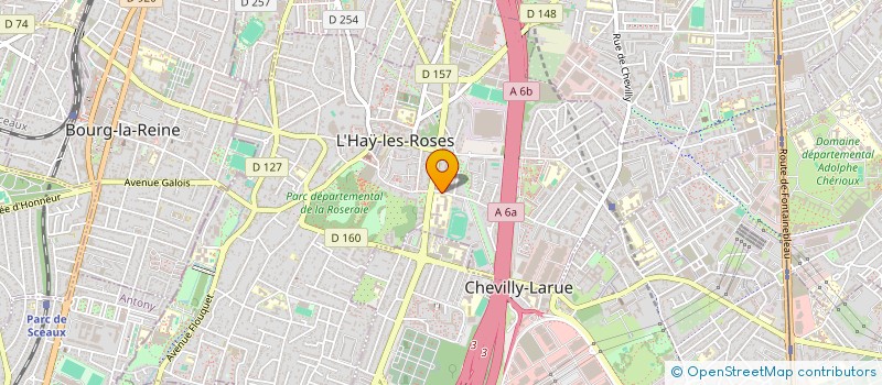 localisation de l'entreprise BEN ENTREPRISE  L'HAY-LES-ROSES