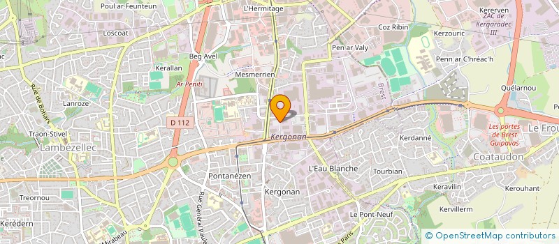 localisation de l'entreprise BEN ET CLARK à BREST