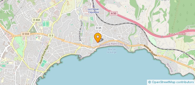 localisation de l'entreprise BEN ET JE  LA CIOTAT