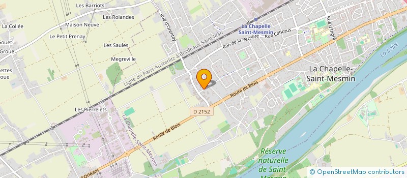 localisation de l'entreprise BEN EXPANSION à LA CHAPELLE-SAINT-MESMIN