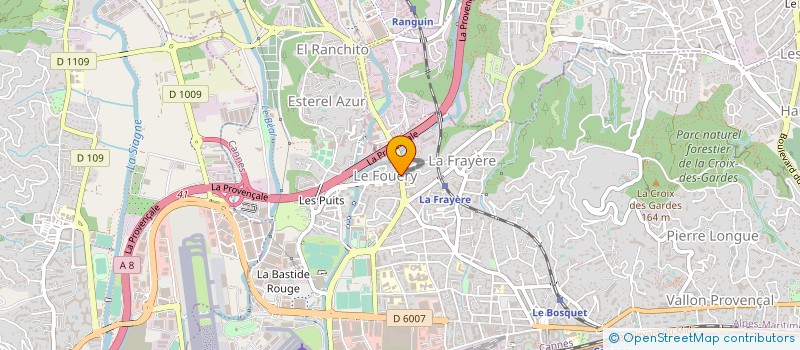 localisation de l'entreprise BEN EZZINE'BAT à CANNES
