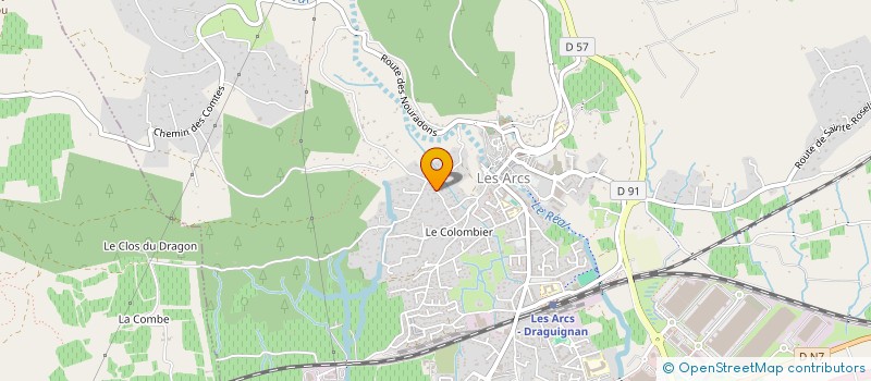 localisation de l'entreprise BEN GARDEN'S à LES ARCS