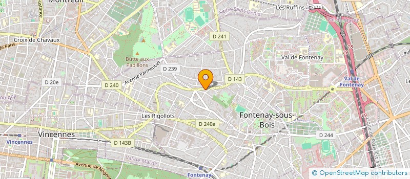 localisation de l'entreprise BEN GHANEM PERE & FILS à FONTENAY-SOUS-BOIS