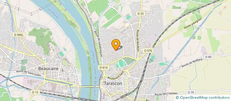 localisation de l'entreprise BEN HABITAT  TARASCON