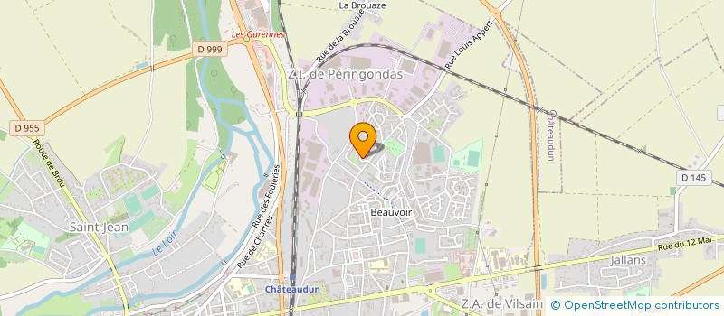 localisation de l'entreprise BEN HAYYAN MOHAMMED CONSTR DEMOLIT BATIM à CHATEAUDUN