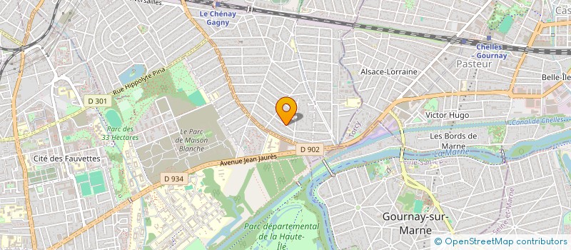 localisation de l'entreprise BEN HOLDING GROUP  GAGNY