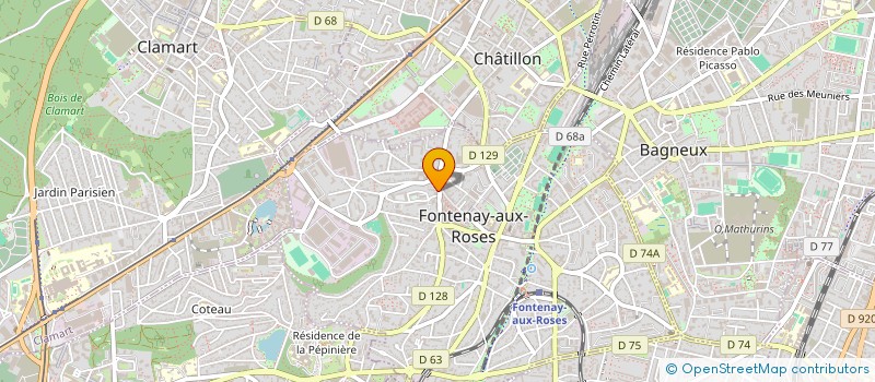 localisation de l'entreprise BEN IMMO à FONTENAY-AUX-ROSES