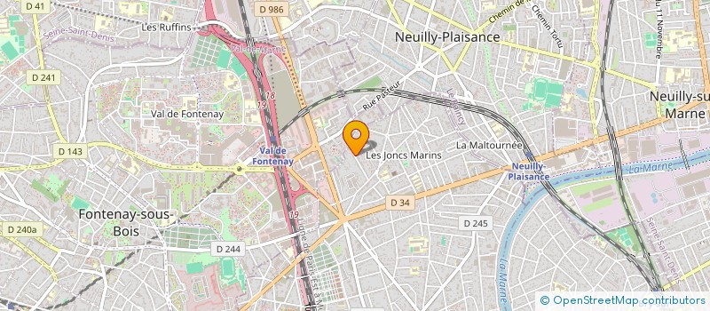 localisation de l'entreprise BEN IMMO à LE PERREUX-SUR-MARNE