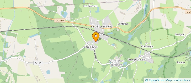 localisation de l'entreprise BEN IMMO  SAINT-JEAN-D'HEURS