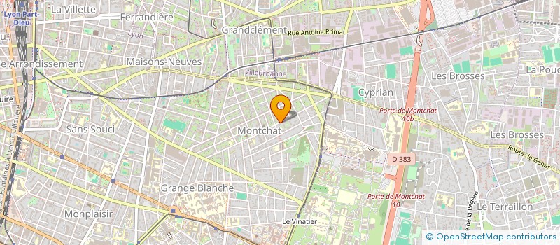 localisation de l'entreprise BEN IMMOBILIER ET BATIMENT  LYON